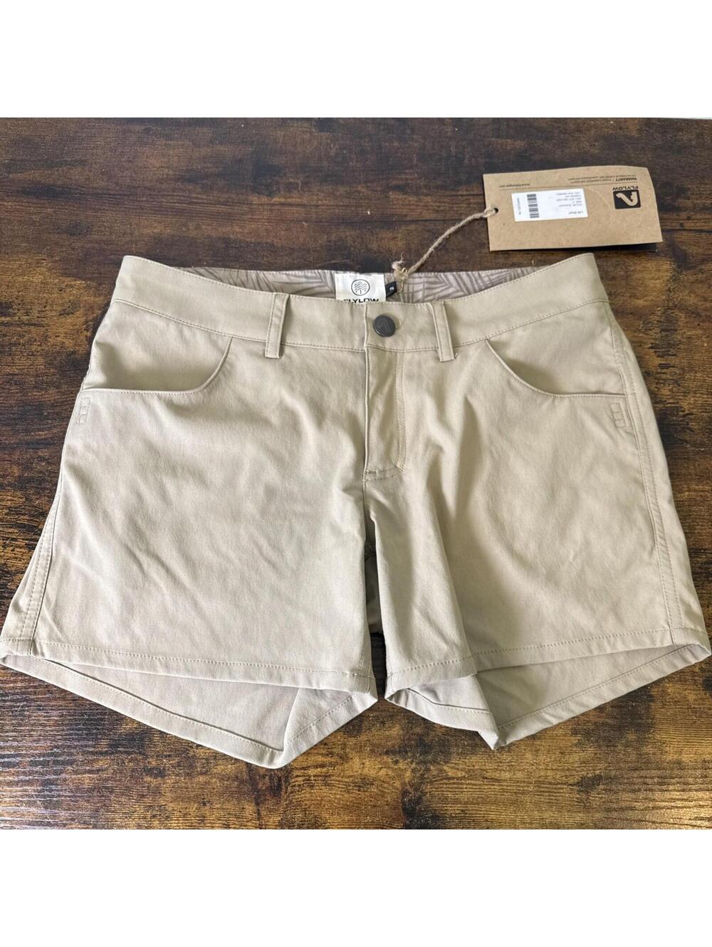 Flylow Women’s Life Short — Size 2 — Mushroom — NEW With Tags!